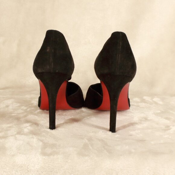 COLIN STUART Women's Black Suede Pump  Women's Shoe Size 10 B - Picture 3 of 7